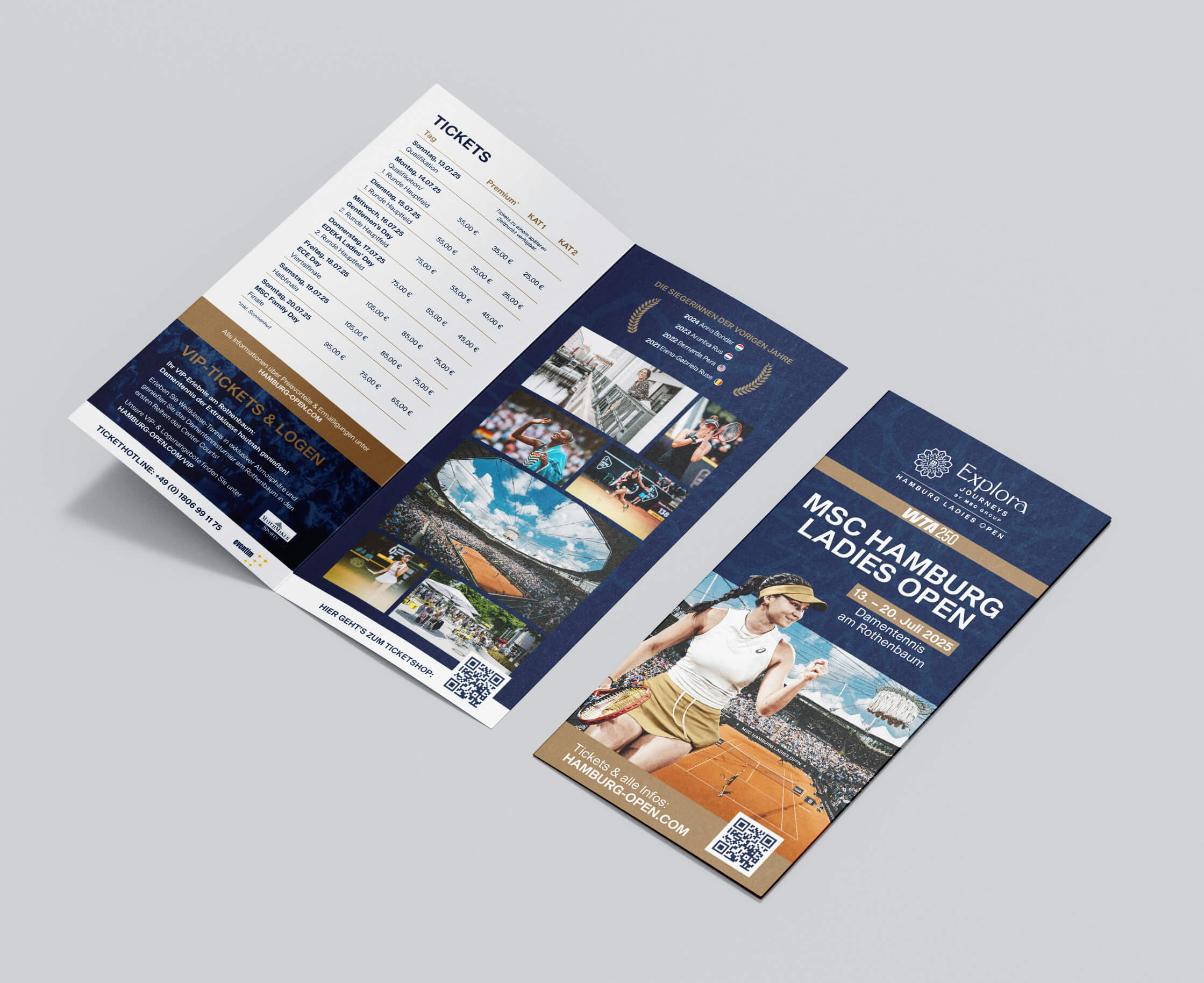 Ticketflyer für die MSC Hamburg Ladies Open