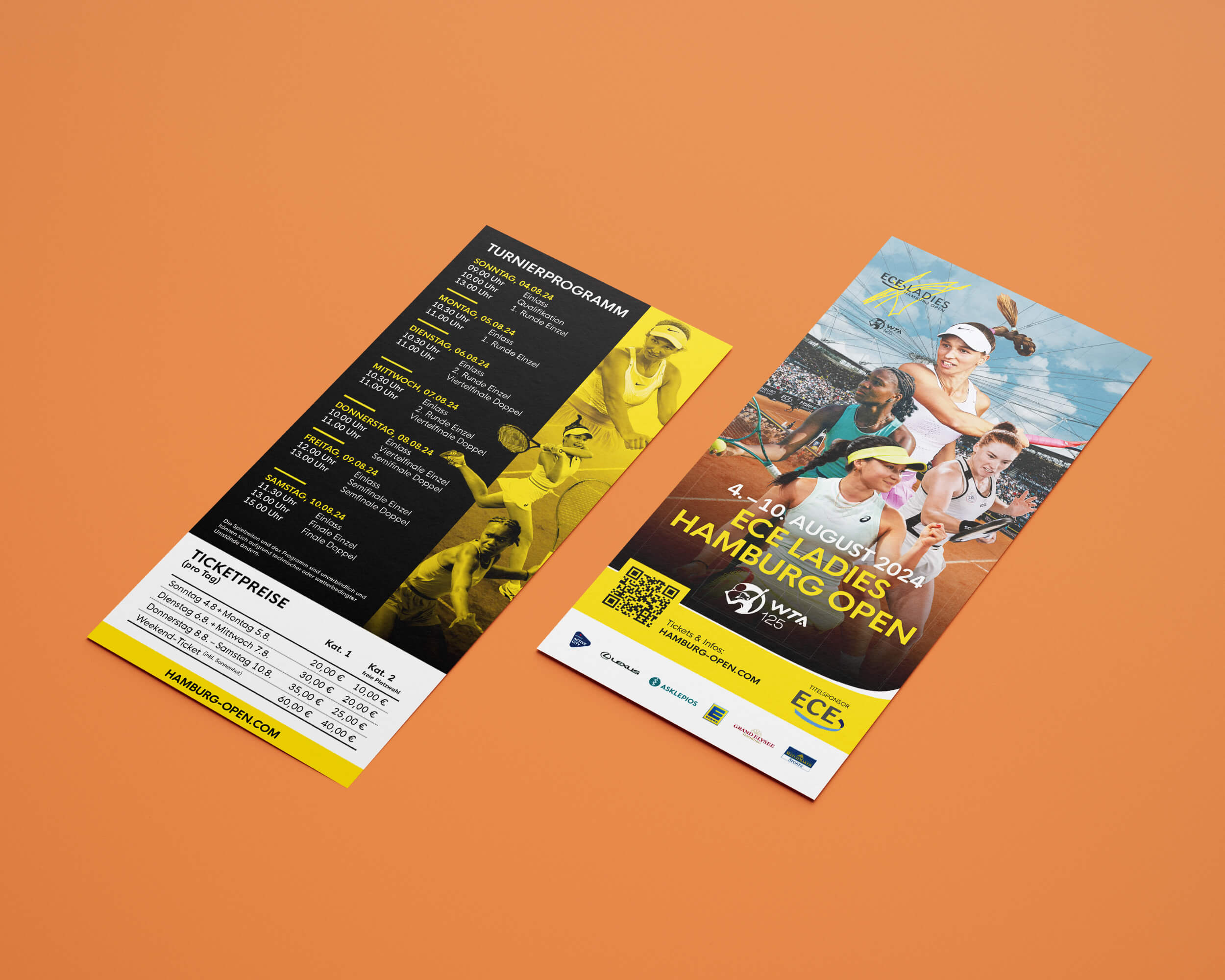 Ticket-Flyer der ECE Ladies Hamburg Open