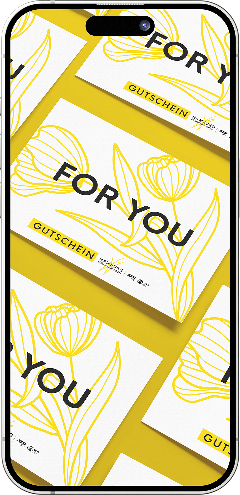 Gutschein-Grafik als Social-Media-Post der Hamburg European Open